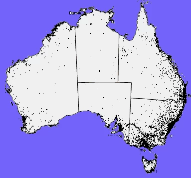 Australian population density