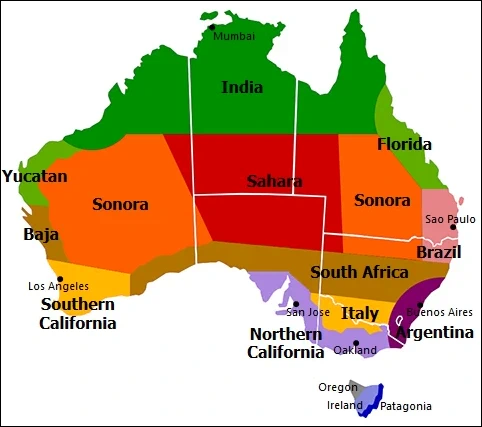 Australian climate zones